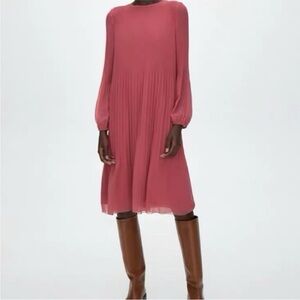 Wilfred Dusty Rose Day Dreamer Long Sleeve Dress